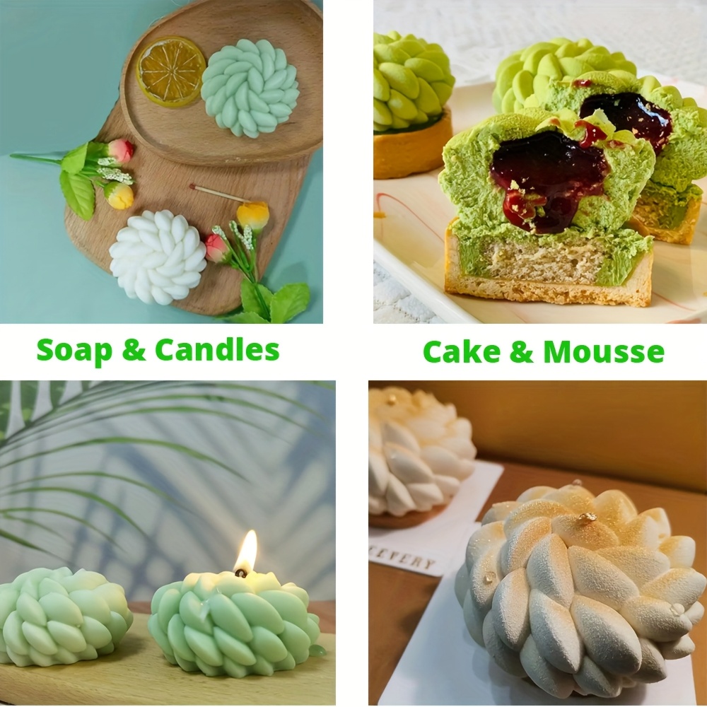 1 케이크 몰드 산타아나 플로럴 - 꽃 모양의 무스 몰 - Soap Making Raw Material 리뷰 및 가격