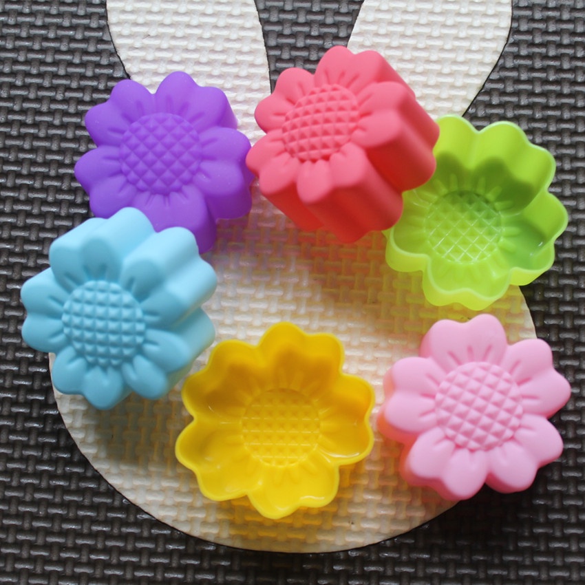 6종 세트 논스틱 꽃무늬 실리콘 몰드 초콜릿 푸딩 아이 - Soap Making Silicone Molds 리뷰 및 가격