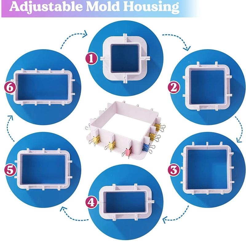 DIY 수지 금형 용 91AC 플라스틱 하우징 프레임  - Soap Making Kit For Kids 리뷰 및 가격