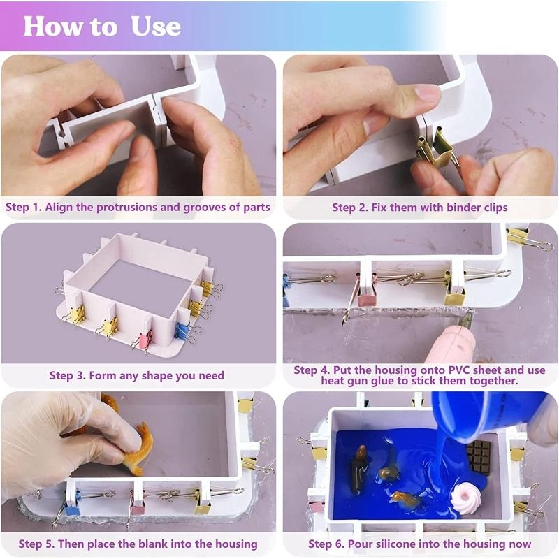 DIY 수지 금형 용 91AC 플라스틱 하우징 프레임  - Soap Making Kit For Kids 리뷰 및 가격