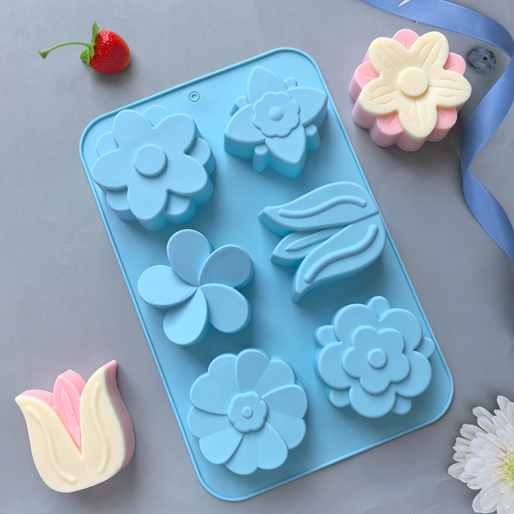 다양한 꽃 모양 실리콘 몰드, 비누 및 양초 제작, 케 - Soap Making Accessories 리뷰 및 가격