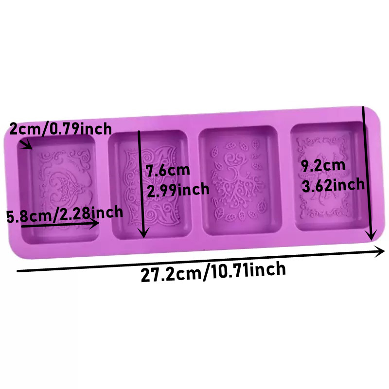 실리콘 비누 몰드 직사각형 비누 만들기 몰드 3D 꽃무 - Soap Making Kit For Kids 리뷰 및 가격