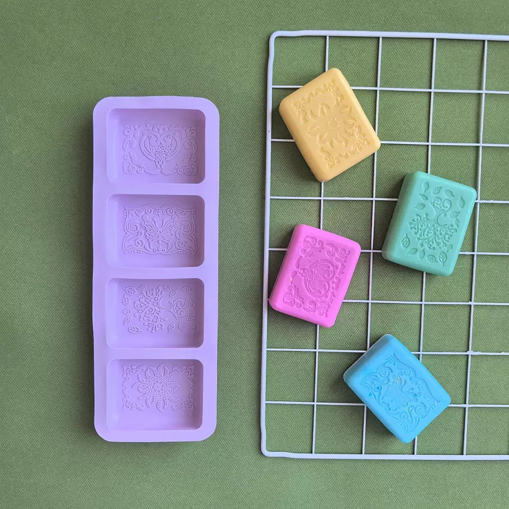 실리콘 비누 몰드 직사각형 비누 만들기 몰드 3D 꽃무 - Soap Making Kit For Kids 리뷰 및 가격