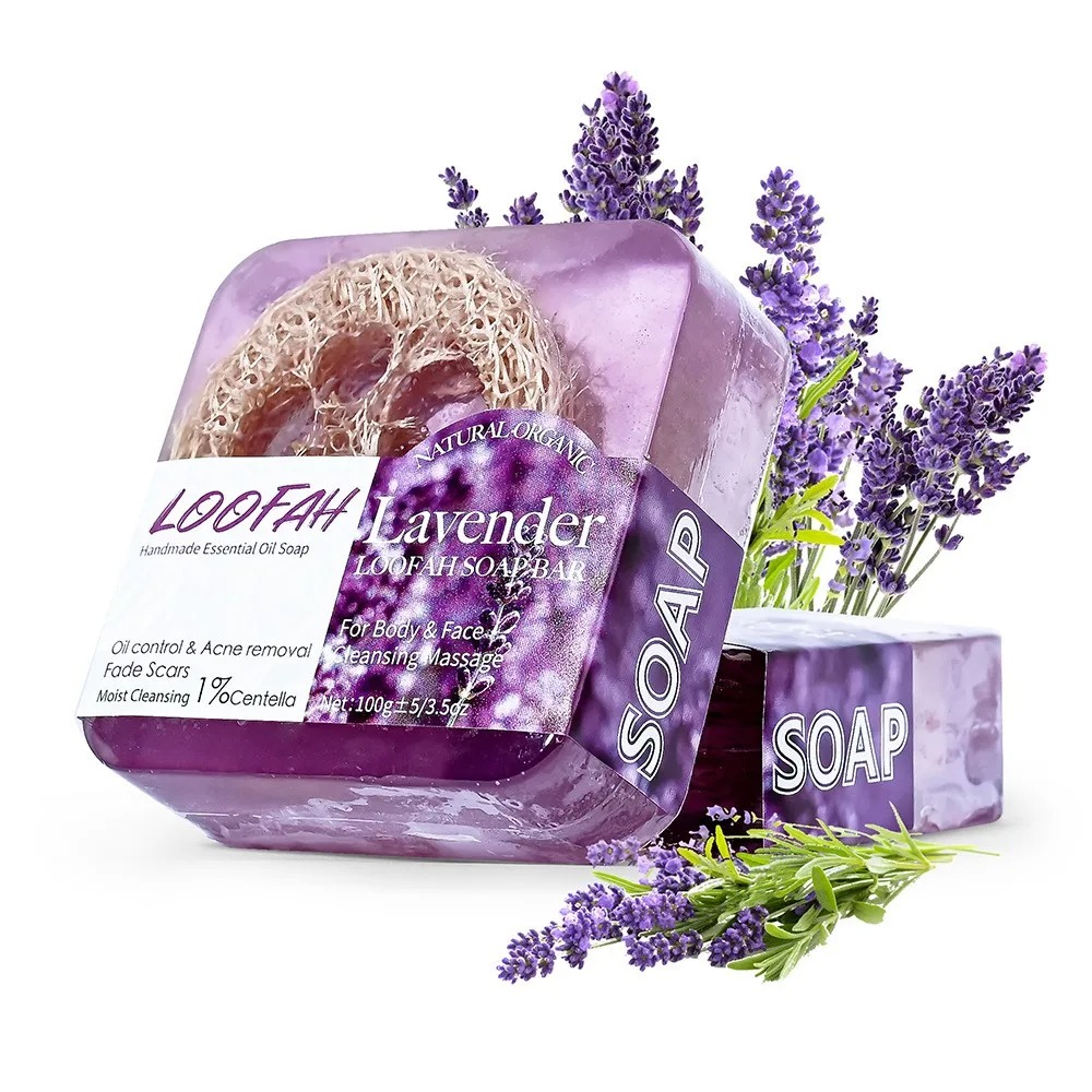 100g 유기농 라벤더 에센셜 오일 비누, 신체, 얼굴 - Castor Oil Soap 리뷰 및 가격