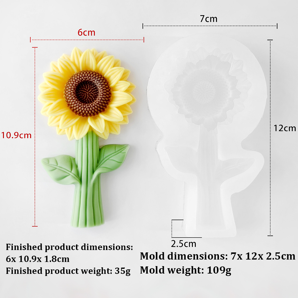 3D 태양 꽃 실리콘 몰드 아로마 테라피 에폭시 비누  - Soap Making At Home 리뷰 및 가격