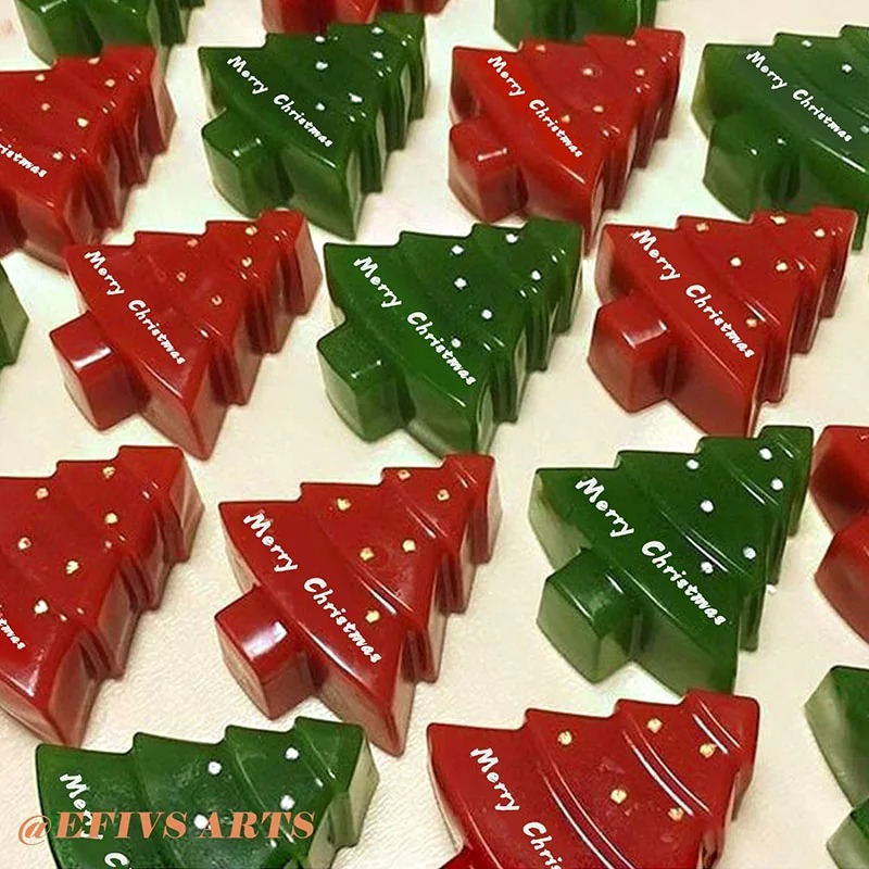 크리스마스 트리 실리콘 몰드 비누 만들기 용품 3D 크 - Soap Making Websites 리뷰 및 가격