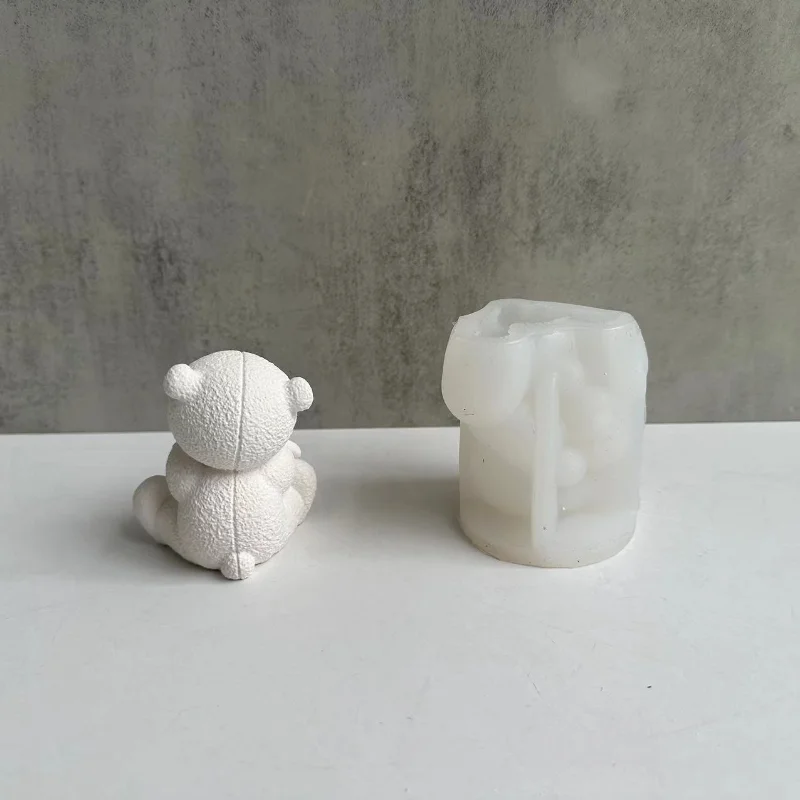 짠 곰 촛불 실리콘 몰드 3D 곰 아로마 테라피 석고  - Soap Making For Beginners 리뷰 및 가격