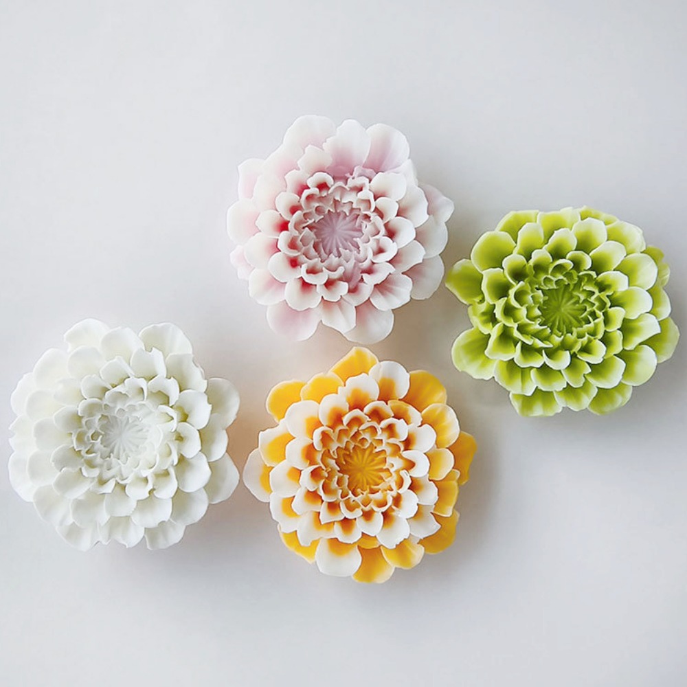 여러 꽃잎 꽃 양초 만들기 도구, 생체 모방 장미 수제 - Soap Making Websites 리뷰 및 가격