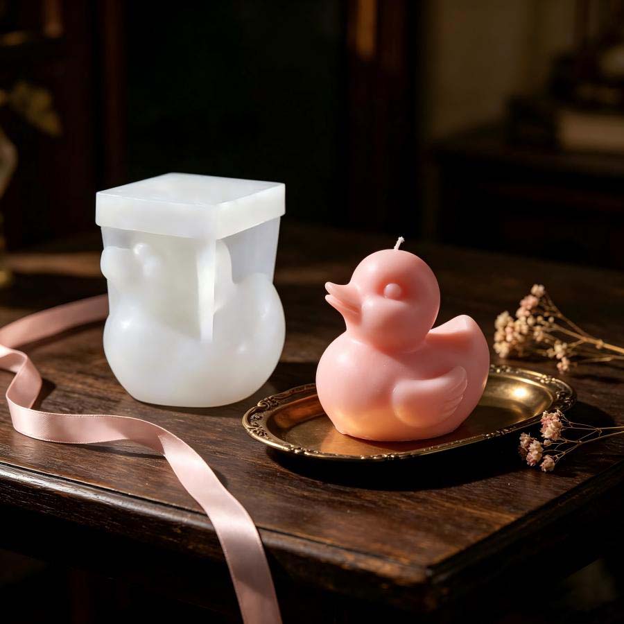 3D 귀여운 오리 실리콘 양초 몰드, DIY 수제 아로 - Soap Making At Home 리뷰 및 가격