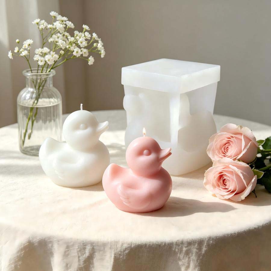 3D 귀여운 오리 실리콘 양초 몰드, DIY 수제 아로 - Soap Making At Home 리뷰 및 가격