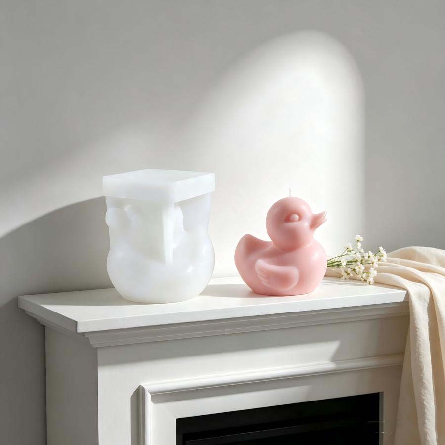 3D 귀여운 오리 실리콘 양초 몰드, DIY 수제 아로 - Soap Making At Home 리뷰 및 가격